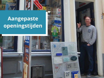 Aangepaste openingstijden 2023